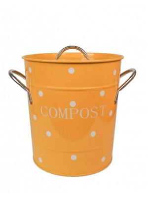 Ведро Compost Mustard 21x19 см